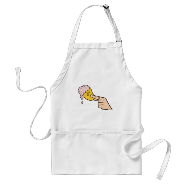 a potato chip with dip adult apron (Front)