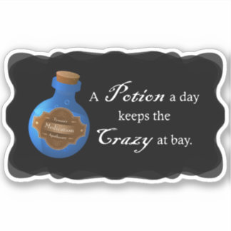A Potion A Day Vinyl Sticker