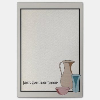 A Potter's Thoughts Post-it Notes by colorwash at Zazzle