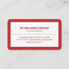 A Powerful Hi - Modern Business Card - Red