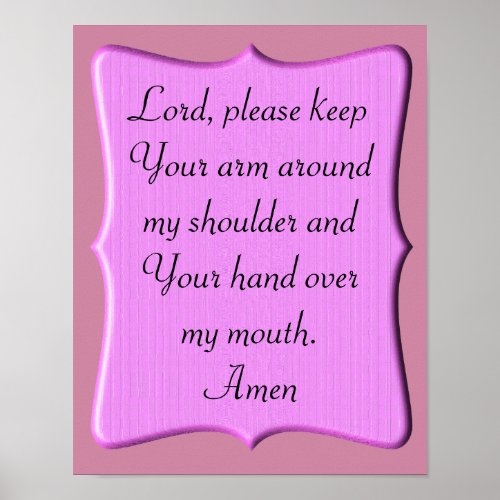 A prayer _ art poster