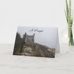 A Prayer, Condolence Greeting Card