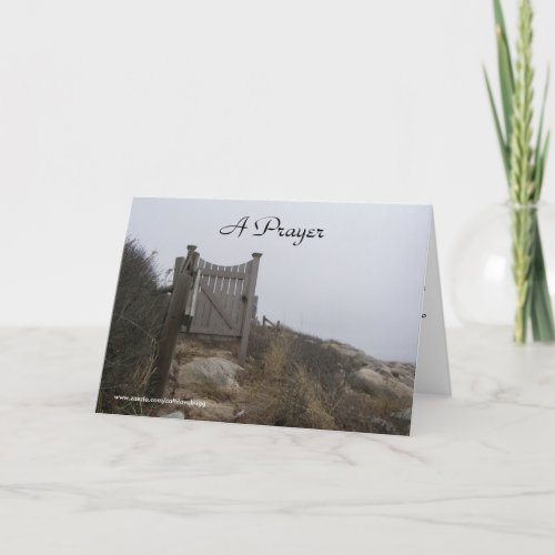 A Prayer Condolence Greeting Card