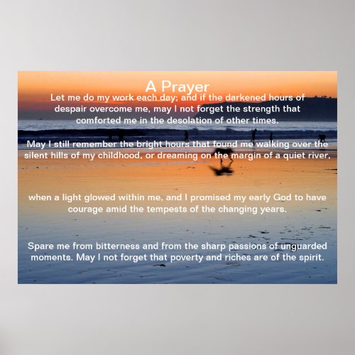 A Prayer Dog silhouette  Posters
