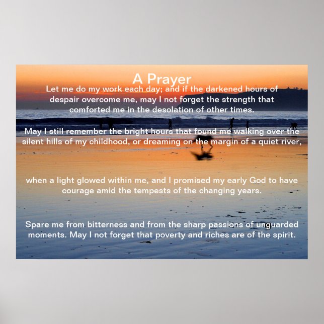 A Prayer Dog silhouette  Posters (Front)