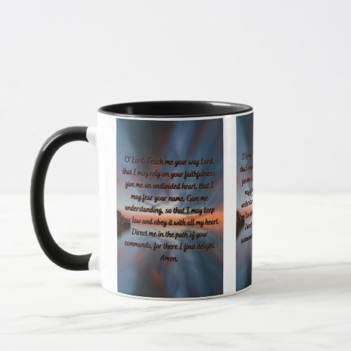 A Prayer For Faith  Knowledge Two_Tone Mug