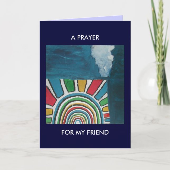 A PRAYER FOR MY FRIEND-312 CARD (Front)