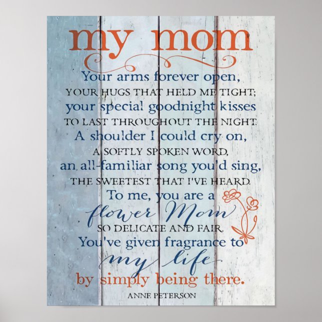 A Prayer for My Mom Poster (Front)