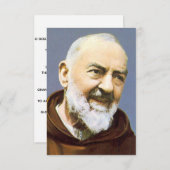 A Prayer for Padre Pio's Intercession Prayer Card | Zazzle