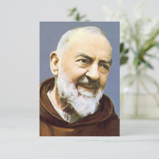 A Prayer for Padre Pio's Intercession Prayer Card | Zazzle