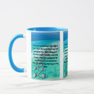 A Prayer For Protection & Peace Two-Tone Mug