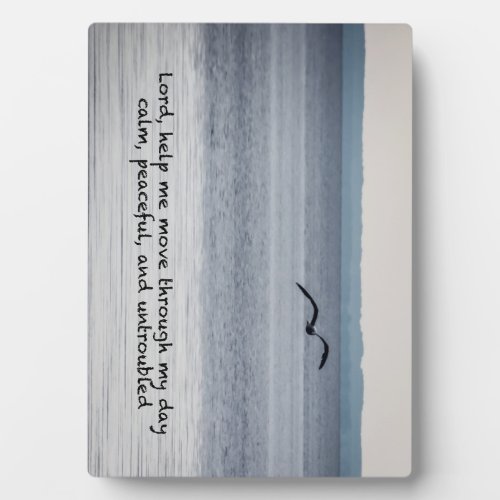 A Prayer For Serenity Waterscape __ Plaque