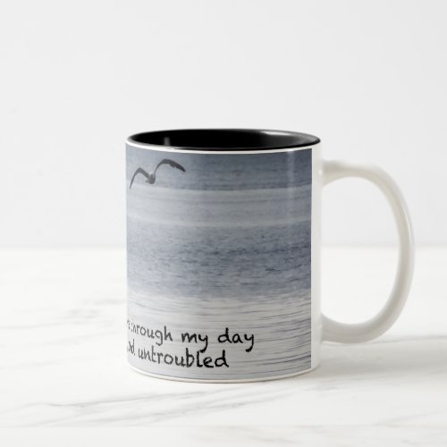 A Prayer For Serenity Waterscape __ Two_Tone Coffee Mug
