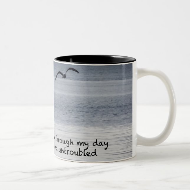 A Prayer For Serenity (Waterscape) -- Two-Tone Coffee Mug (Right)