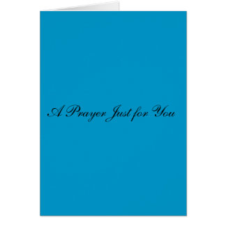 A Prayer Just for You Cards