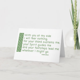 A prayer of thankless letterpress thank you card