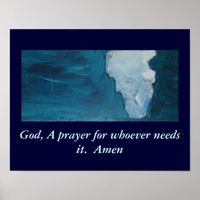 A PRAYER POSTER (Front)