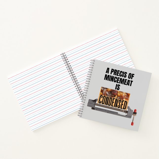 A Precis of Mincemeat is Condensed Notebook (Inside)