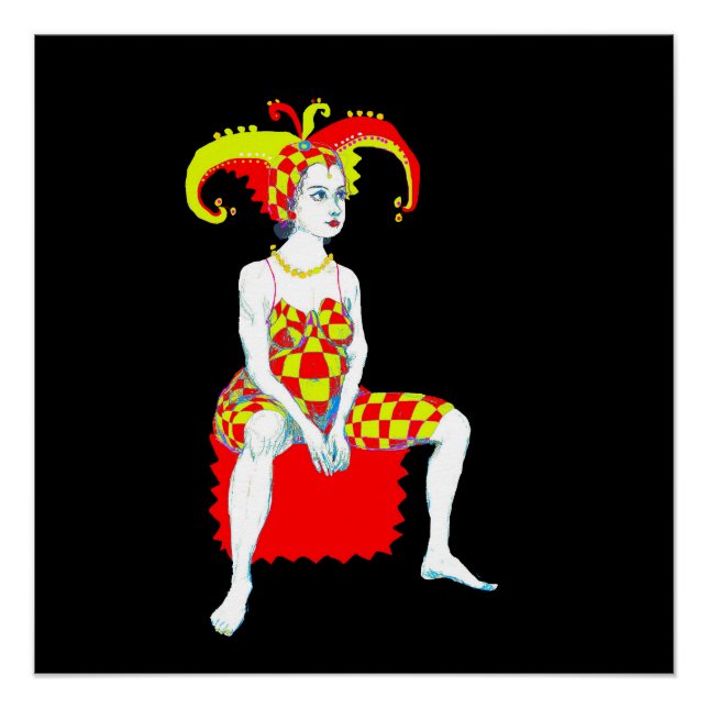 A pregnant jester poster (Front)