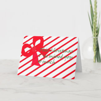 A present for my christmas holiday card