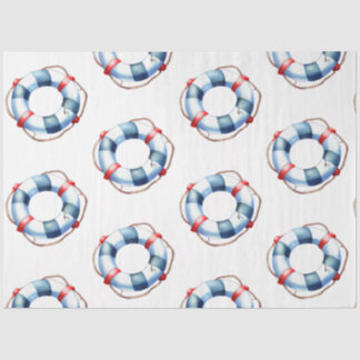 A Pretty Blue Nautical Series Design 5 Tissue Paper