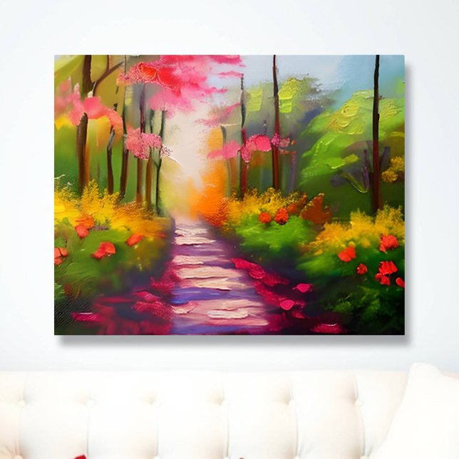 A Pretty Fall Hiking Trail Poster (Creator Uploaded)