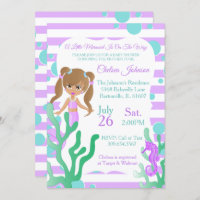 A Pretty little Mermaid Baby Shower 🤰 Invitation