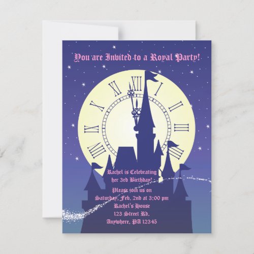 A Princess Royal Birthday Party Invitation