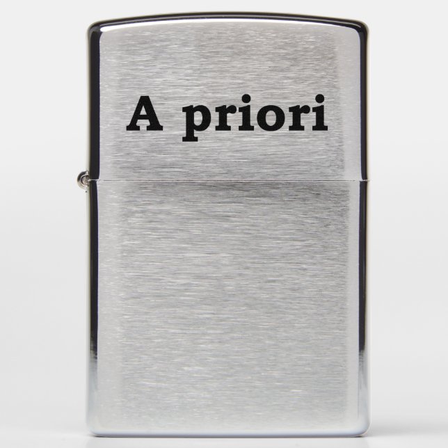 A priori zippo lighter (Front)