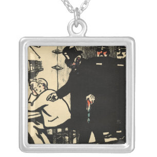 A prisoner is exiled from Crimes and Silver Plated Necklace