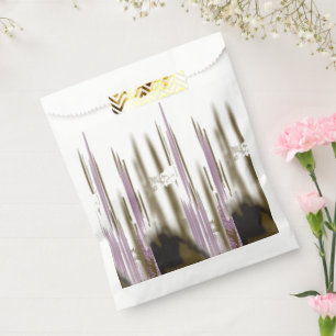 A pristine lake nestled among snow-capped mountain favor bag