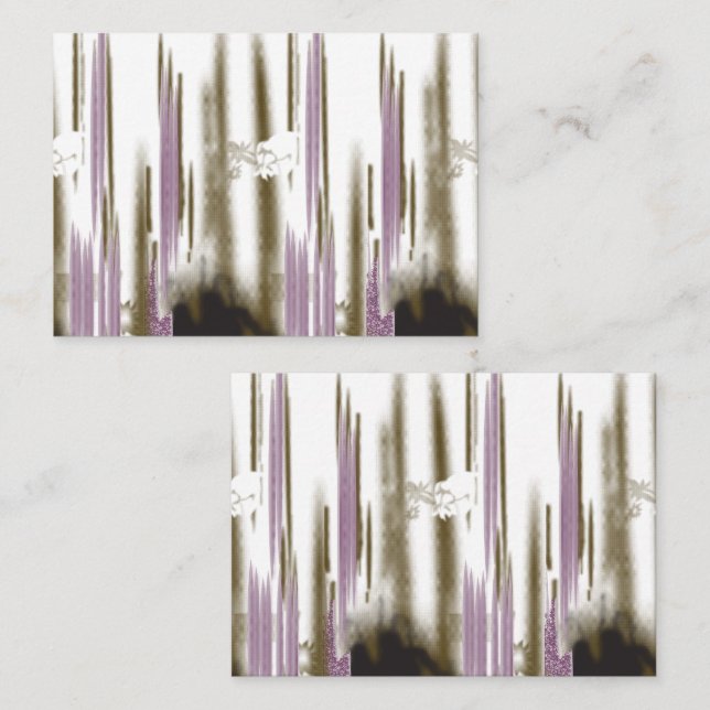 A pristine lake nestled among snow-capped mountain place card (Front/Back)