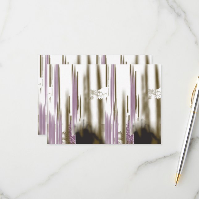 A pristine lake nestled among snow-capped mountain RSVP card (Front/Back In Situ)