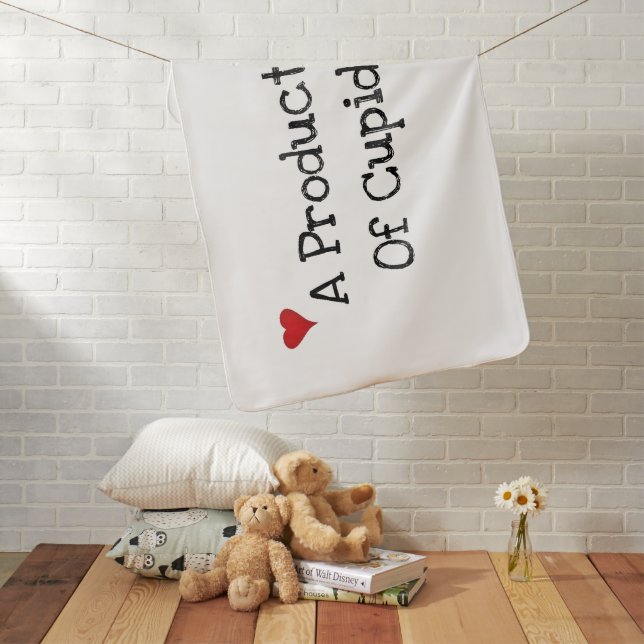 A Product Of Cupid  Baby Blanket (In Situ)