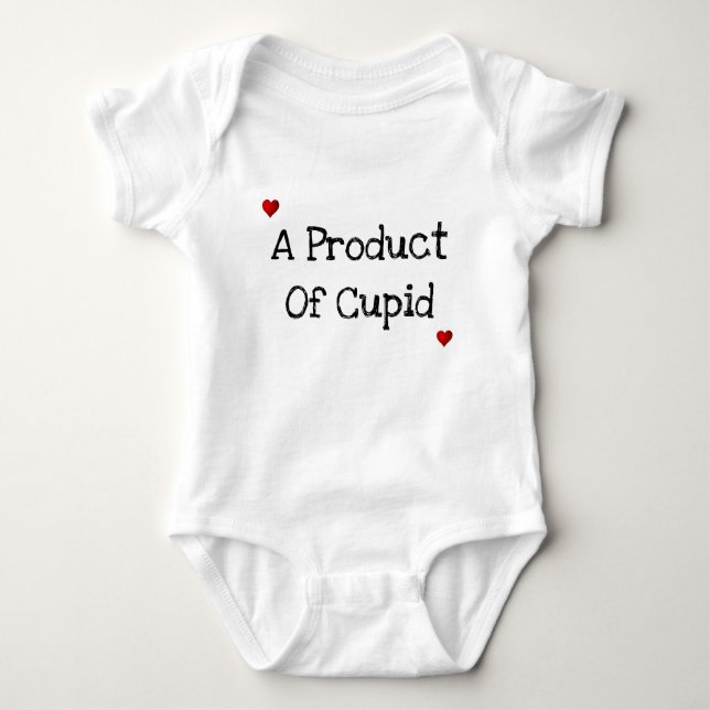A Product Of Cupid Valentine's Day Bodysuit (Front)