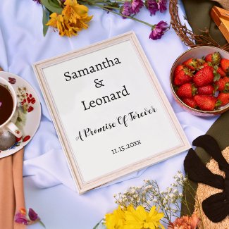 A Promise Of Forever Welcome Wedding