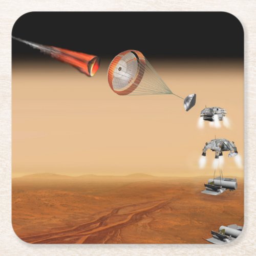 A Proposed Mars Sample Return Mission Square Paper Coaster