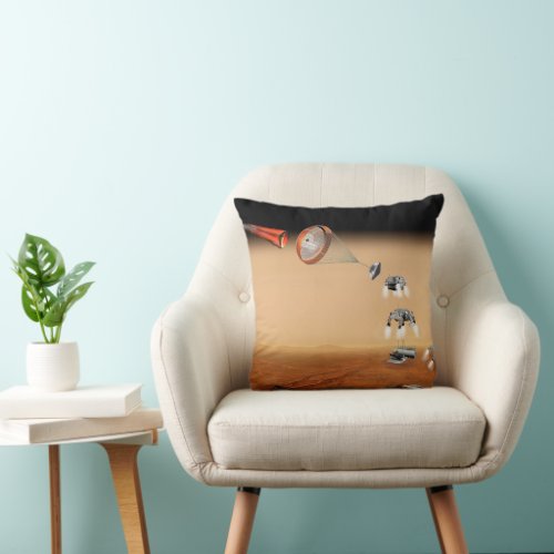 A Proposed Mars Sample Return Mission Throw Pillow