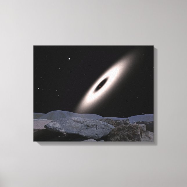 A protoplanetary disk canvas print (Front)