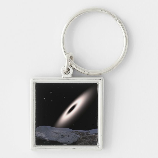 A protoplanetary disk keychain (Front)