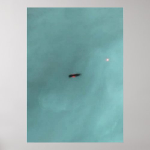 A Protoplanetary Disk Silhouetted Against Poster