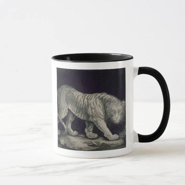 A Prowling Tiger (pencil on paper) Mug (Right)
