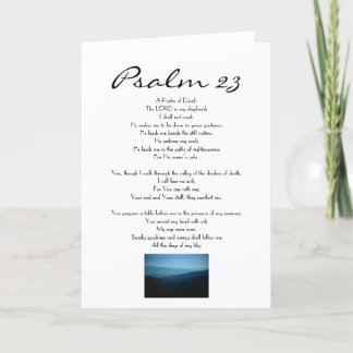 A Psalm 23 Victory! Card