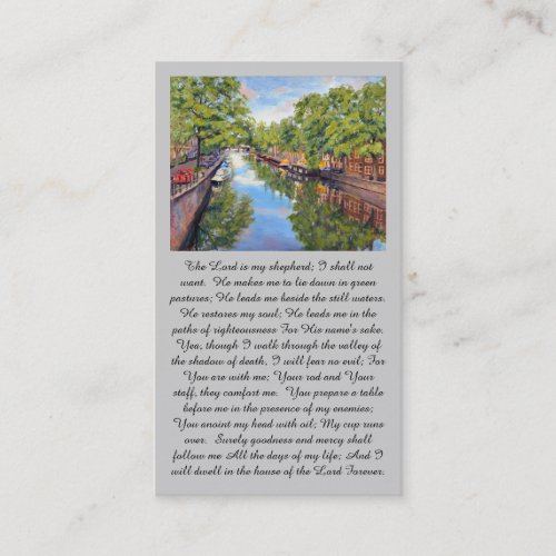 "A Psalm of David” Peace & Serenity Prayer Card
