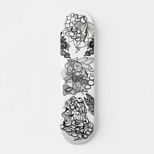 A Psychedelic Skate Experience Skateboard