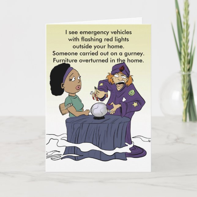 A Psychic Vision Card (Front)