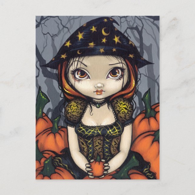 "A Pumpkin Gift" Postcard (Front)