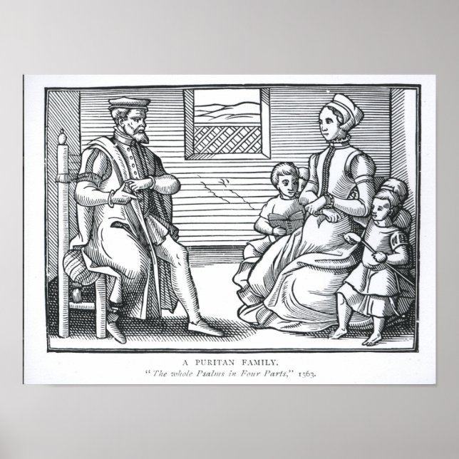 A Puritan Family Poster (Front)