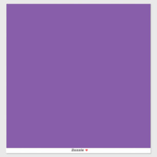 a purple background with a sticker