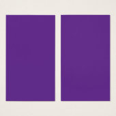 a purple background with a white border (Front & Back)